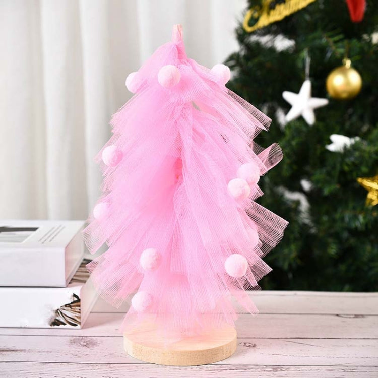 Christmas Tree Skirt Desktop Ornaments Gauze Pine Party Decorations Christmas Decorations