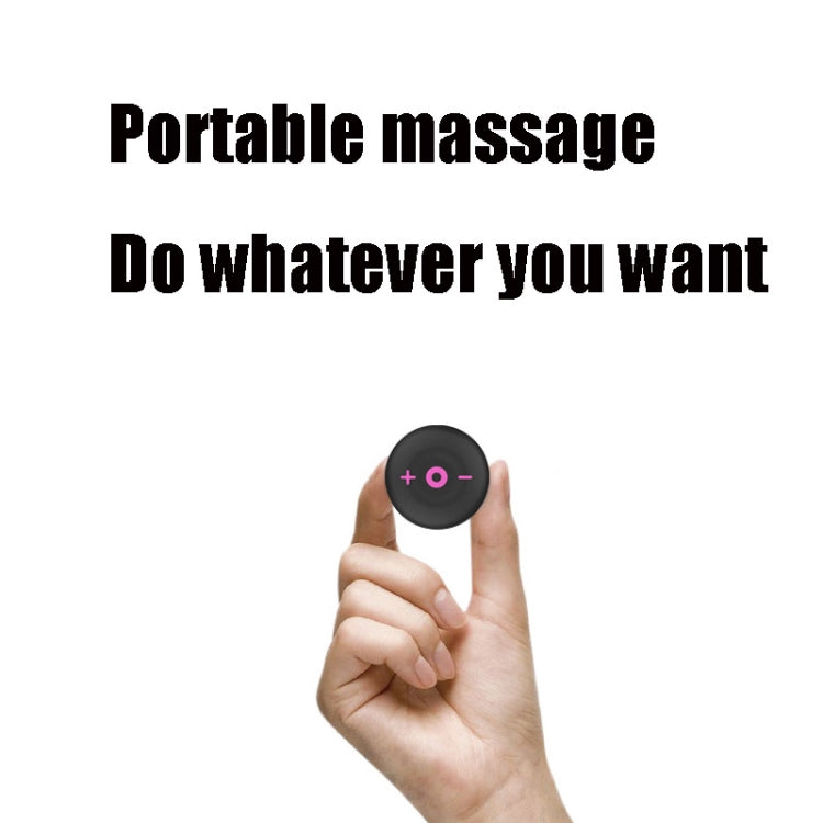 Silicone Mini Neck and Shoulder Massage Patch Multifunctional Pulse Cervical Massager(lemon)