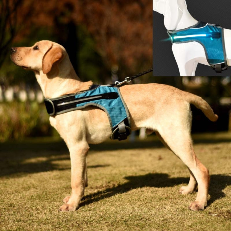 K-Shaped Luminous LED Harness for Pet Dogs without Rope, Size:S