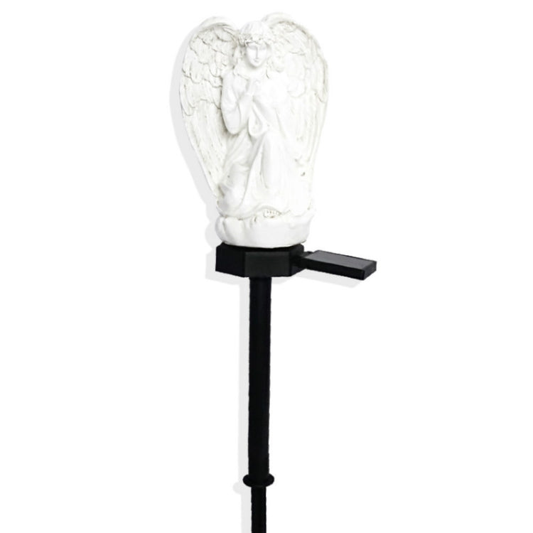 Solar Powered Resin Angel Shape Landscape Light Outdoor Led Garden Lawn Light