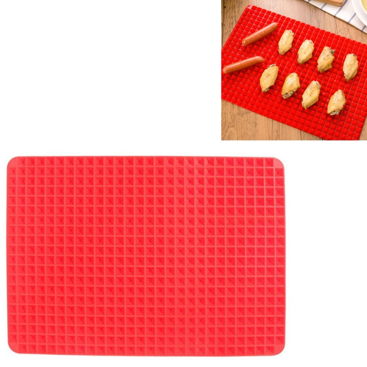 2 PCS Silicone Multifunctional Bbq Pizza Mat Multifunctional Placemat Grill Mat Microwave Baking Mat
