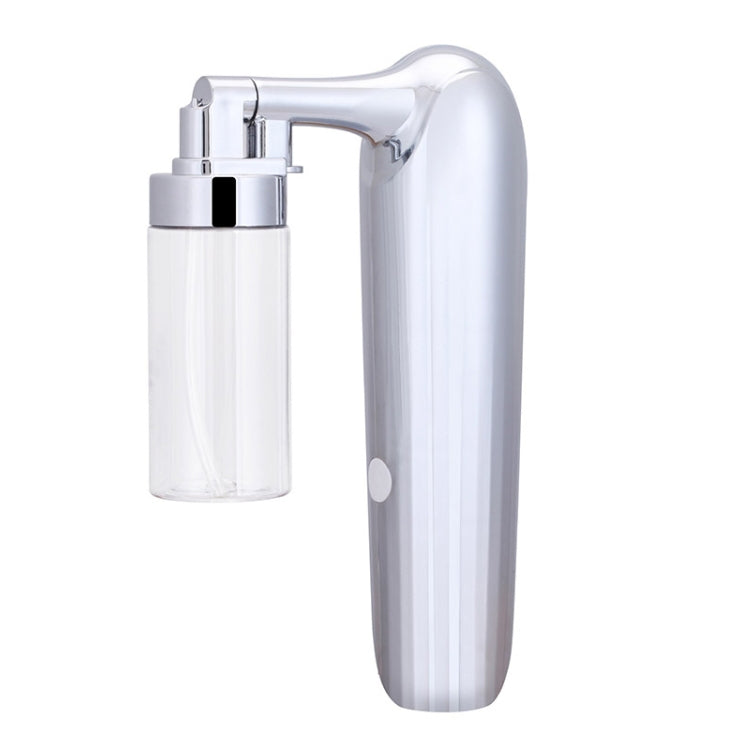 Handheld Nano-Spray Water Replenishment Device Portable Household Facial Beauty High-Pressure Oxygen Injection Device, Style:Short Pot