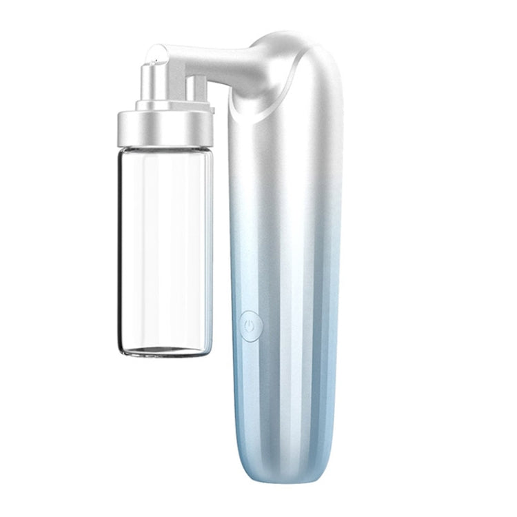 Handheld Nano-Spray Water Replenishment Device Portable Household Facial Beauty High-Pressure Oxygen Injection Device, Style:Short Pot