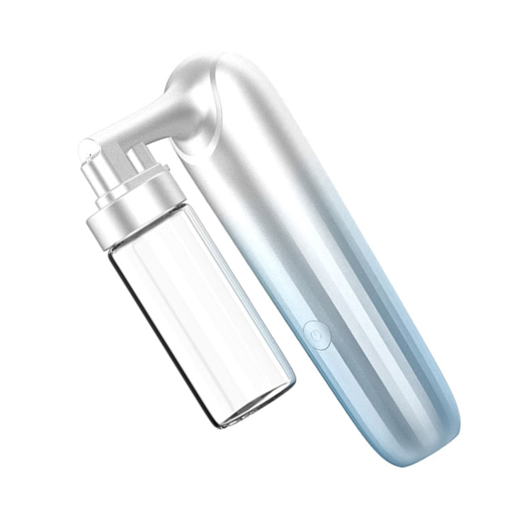 Handheld Nano-Spray Water Replenishment Device Portable Household Facial Beauty High-Pressure Oxygen Injection Device, Style:Short Pot