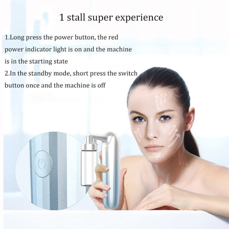 Handheld Nano-Spray Water Replenishment Device Portable Household Facial Beauty High-Pressure Oxygen Injection Device, Style:Short Pot