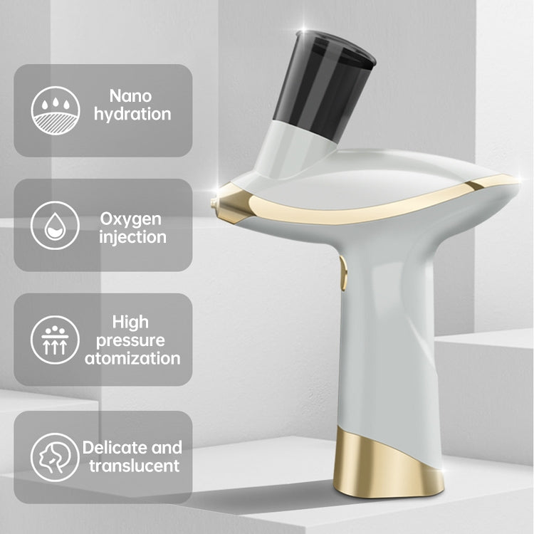 Handheld High-Pressure Nano-Spray Oxygen Injection Device Household Portable Facial Moisturizing Beauty Device