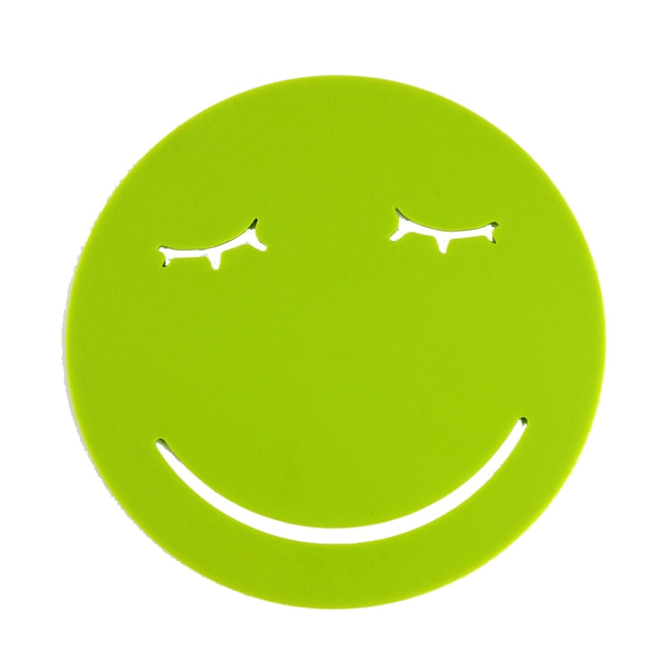 3 PCS Smile Face Expression Shape Food Grade Silicone Placemat Household Insulation Pad Cartoon Expression Non-Slip Table Mat Microwave Heating Pad