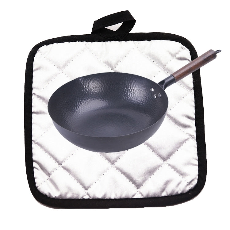 6 PCS Cotton Plaid Fabric Square Placemat Thick Insulation Coaster Household Microwave Oven Baking Anti-Scalding Pot Mat