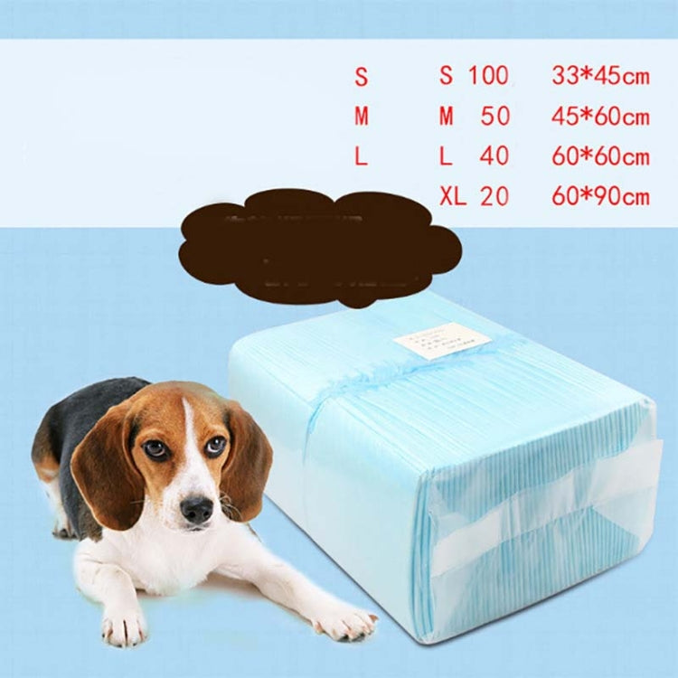 Pet Changing Pad Thickened Absorbent Dog Diapers, Specification: S: 100 PCS (33x45cm)