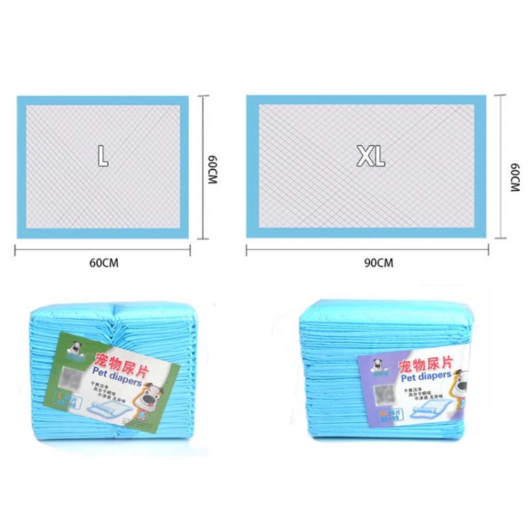 Pet Changing Pad Thickened Absorbent Dog Diapers, Specification: L : 40 PCS (60x60cm)