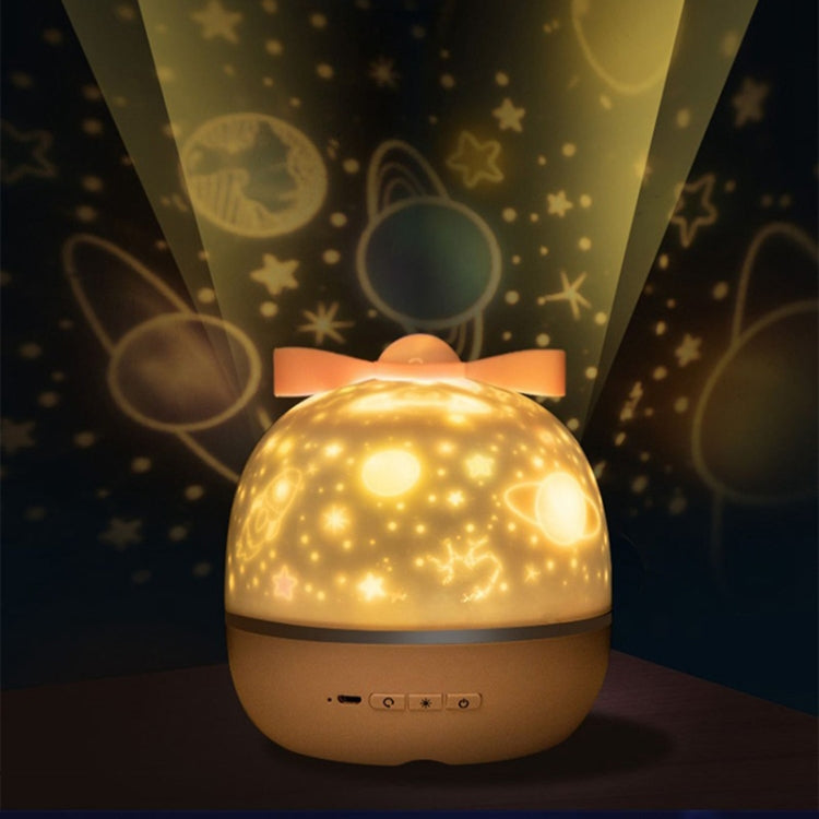 Romantic Starry Projection Night Light Children Bedside Decoration Gift Lamp, Style:Plug-in Version