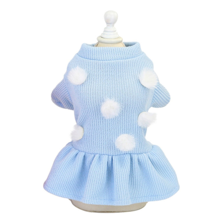 Pet Dog Skirt Pomeranian Bichon Wool Skirt Dog Warm Skirt, Size: S