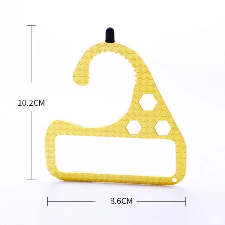 4 PCS Multifunctional EDC Door Opener Non-Contact Press Elevator Protection Keychain Handrail Pull Ring