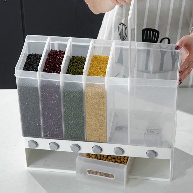 Bean Storage Tank Wall-Mounted Storage Box For Grain Classification