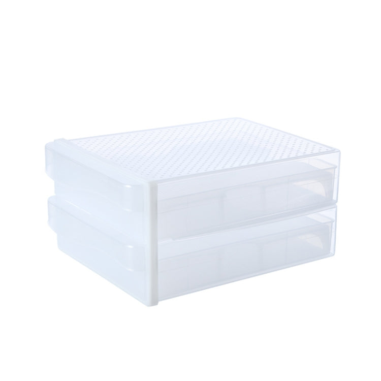 Household Drawer Dumpling Box Refrigerator Storage Box, Specification: Four Layers