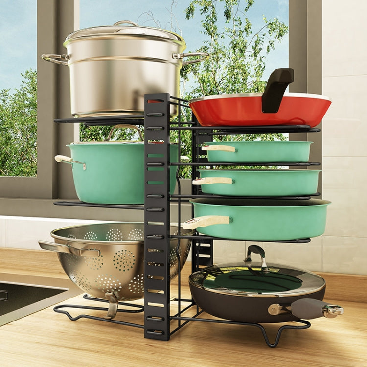 Kitchen Pot Cover Cutting Board Shelf Multifunctional Shelf Storage Supplies