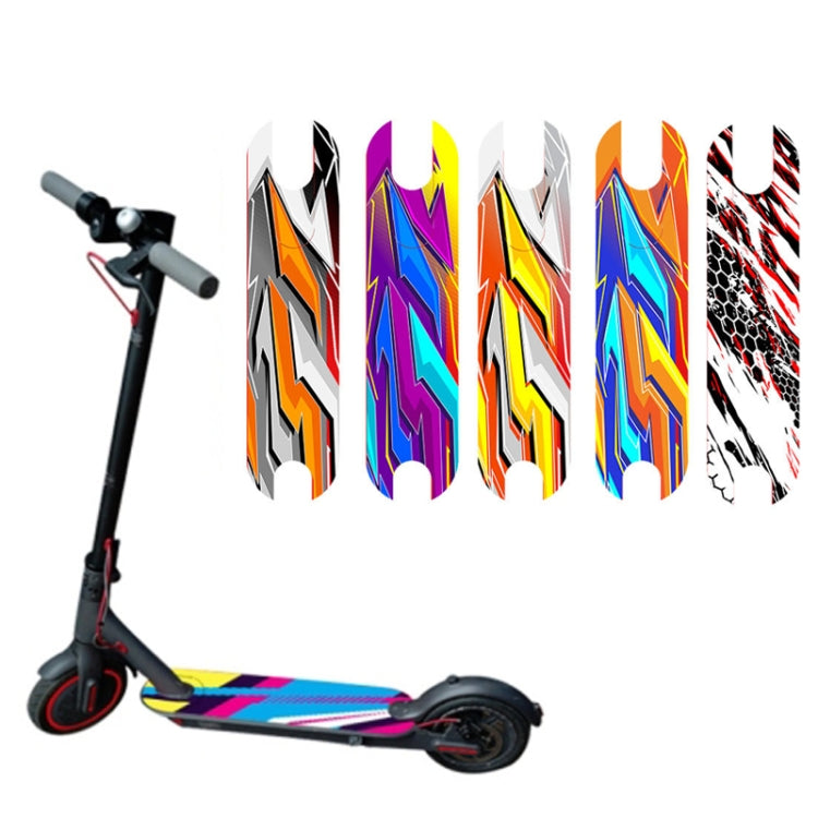 2 PCS For Ninebot MAX G30 Scooter Pedal Sticker PVC Waterproof Sticker DIY Scooter Pedal Foot Sticker, Shipping Rules:Random Style Delivery(141-191)