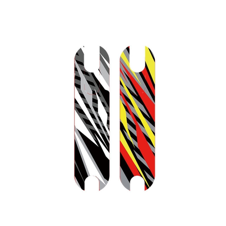 2 PCS For Ninebot MAX G30 Scooter Pedal Sticker PVC Waterproof Sticker DIY Scooter Pedal Foot Sticker, Shipping Rules:Random Style Delivery(141-191)