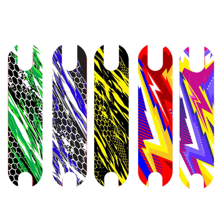 2 PCS For Ninebot MAX G30 Scooter Pedal Sticker PVC Waterproof Sticker DIY Scooter Pedal Foot Sticker, Shipping Rules:Random Style Delivery(141-191)