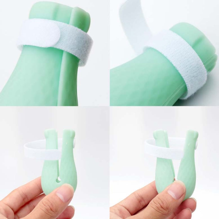 4 PCS/Set Cat Bath Supplies Cat Foot Cover Cat Clip Nails Bath Bag Anti-Scratch And Bite Wash Cat Bag
