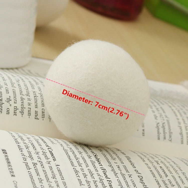 10 PCS Laundry Clean Ball Reusable Natural Organic Laundry Fabric Softener Ball Premium Organic Wool Dryer Balls