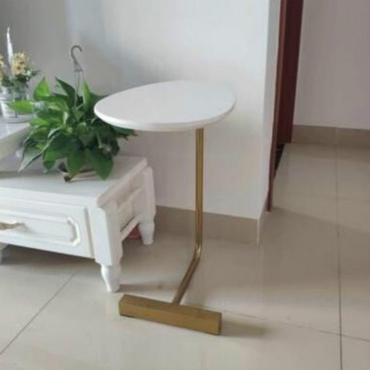 Small Coffee Table Modern Simplicity Bedside Table Nordic Style Iron Solid Wood Side Table Mini Creative Tea Table, Size:45*30*60cm