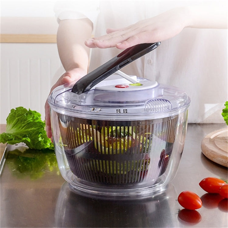 Manual Vegetable Dryer Household Multifunctional Vegetable Washing & Draining Basket