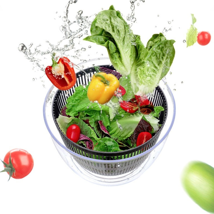 Manual Vegetable Dryer Household Multifunctional Vegetable Washing & Draining Basket