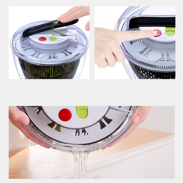 Manual Vegetable Dryer Household Multifunctional Vegetable Washing & Draining Basket