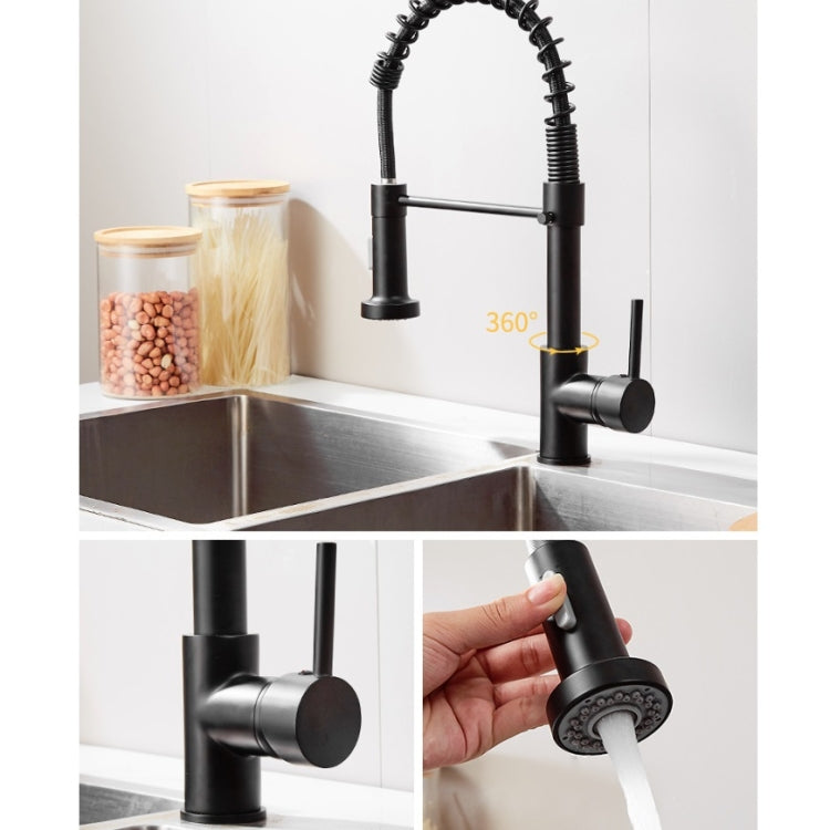 Kitchen Faucet Hot & Cold Water Tank Valve Sink Faucet, Specification: Brushed Model
