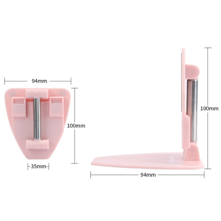 4 PCS WLF-ZMZJ Foldable Telescopic Desktop Mobile Phone Stand Ipad Tablet Universal Portable Stand(White)