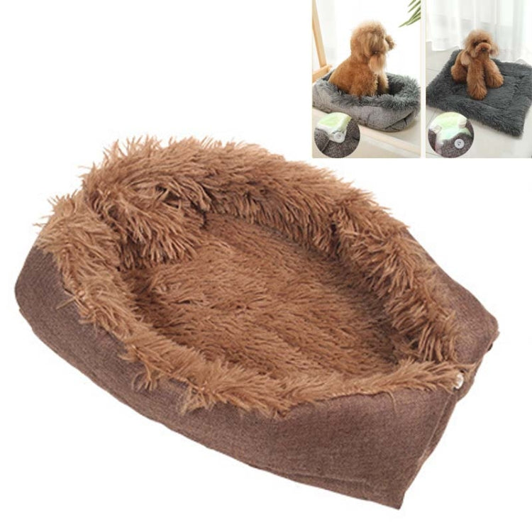 Kennel Dog Mat Dual-Use Winter Warm Cat Litter, Size:70x80cm