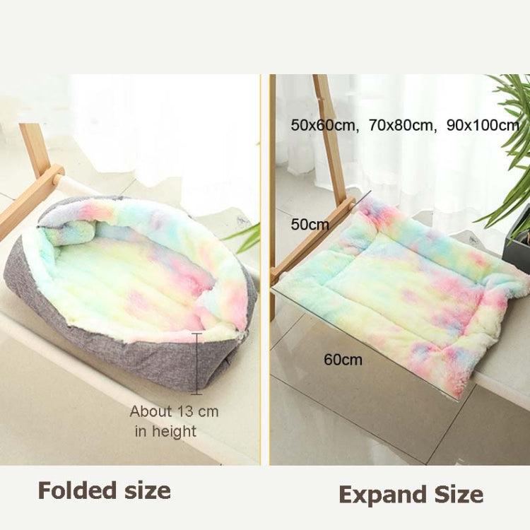 Kennel Dog Mat Dual-Use Winter Warm Cat Litter, Size:90x100cm