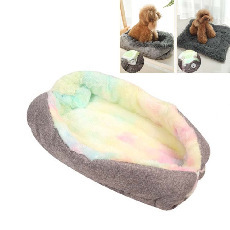 Kennel Dog Mat Dual-Use Winter Warm Cat Litter, Size:90x100cm