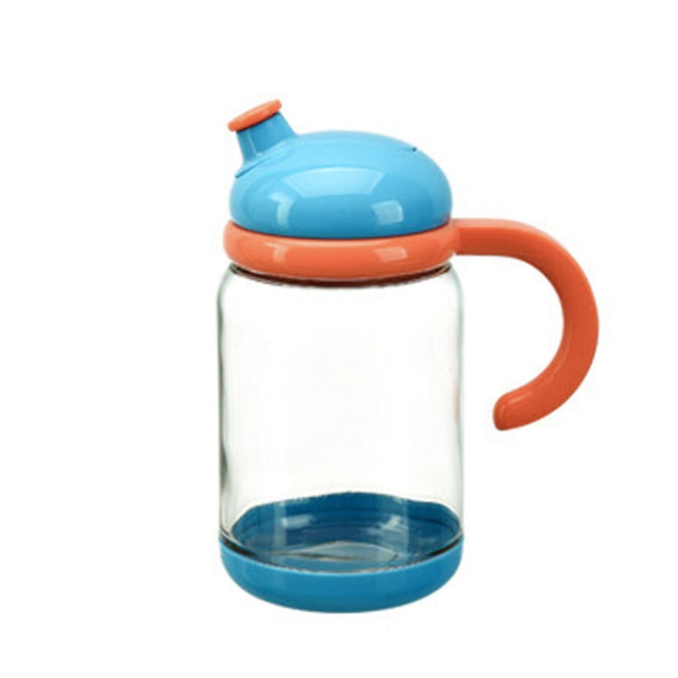 Large-Capacity Glass Hand-Held Oil Can Leak-Proof Seasoning Bottle Kitchen Supplies