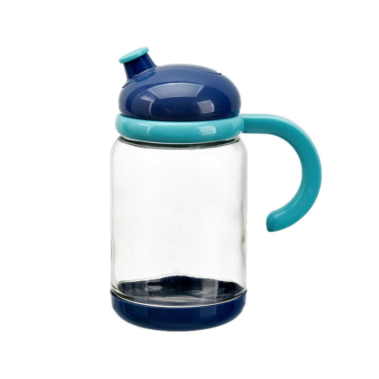 Large-Capacity Glass Hand-Held Oil Can Leak-Proof Seasoning Bottle Kitchen Supplies