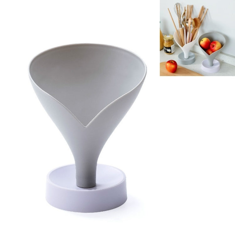 2 PCS Chopstick Holder Multifunctional Tableware Drain Funnel Kitchen Shelf