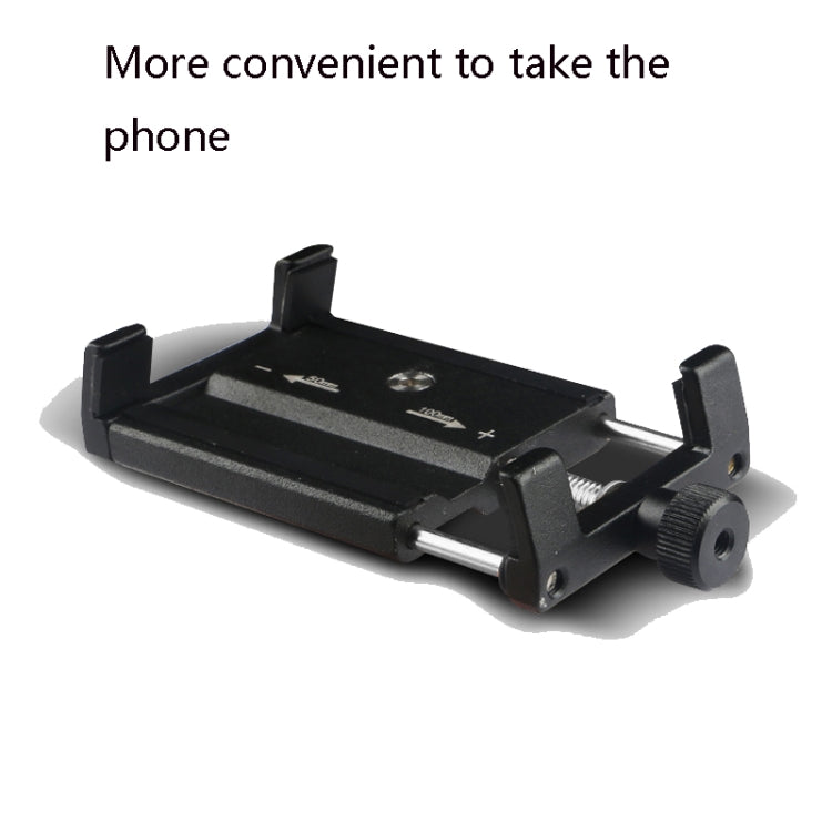 2 PCS Aluminum Alloy Bicycle Mobile Phone Holder Motorcycle Mobile Phone Navigation Bracket Electric Motorcycle Hand Rack