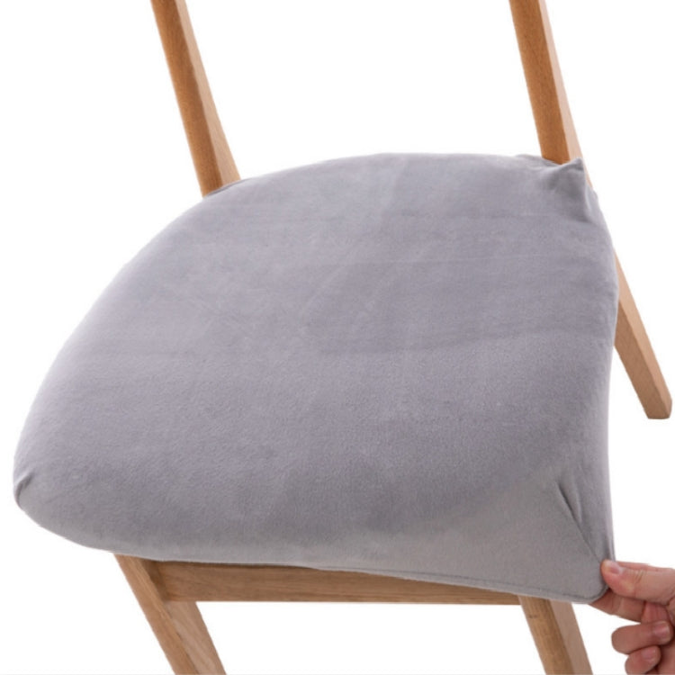 Household Elastic Warm Cushion Cover(Light Grey)