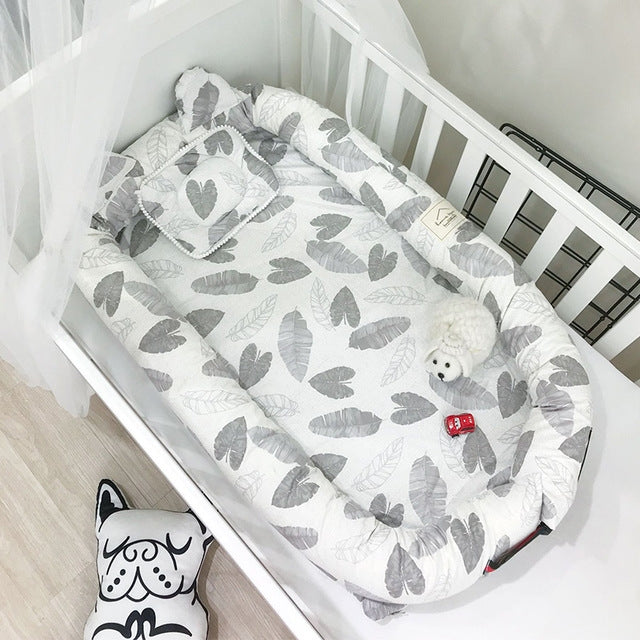 Simple Cartoon Cotton Infant Portable Mattress