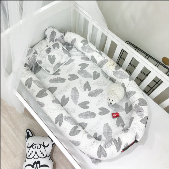 Simple Cartoon Cotton Infant Portable Mattress