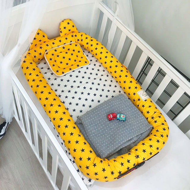 Simple Cartoon Cotton Infant Portable Mattress