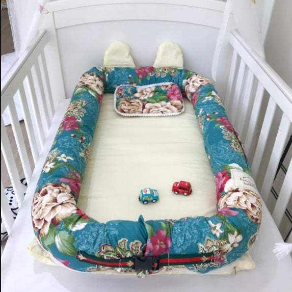 Simple Cartoon Cotton Infant Portable Mattress