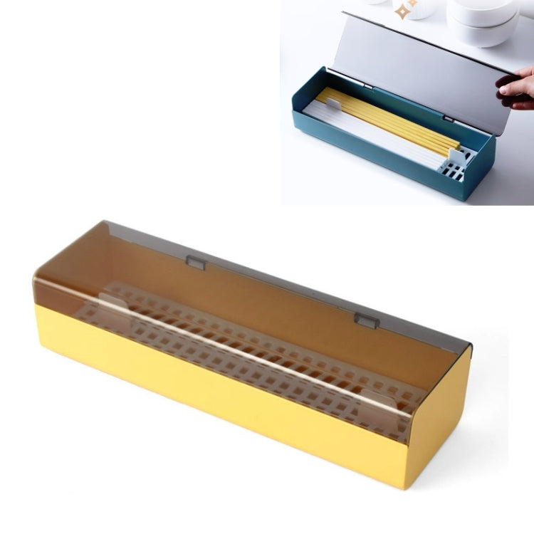 2 PCS Household Kitchen Plastic Dust-Proof Drain Separator Chopstick Holder Storage Box