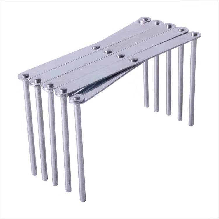 2 PCS Retractable Storage Rack Kitchen Foldable Multifunctional Steam Rack Stainless Steel Kitchen Utensil Rack