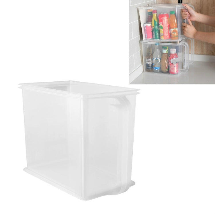 Cabinet Storage Box With Handle Kitchen Transparent Multifunctional Food Storage Box