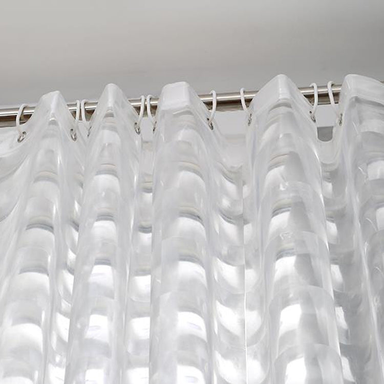 Bathroom EVA Shower Curtain 3D Translucent Thick Waterproof Mildew Sanitary Partition Curtain Shower Curtain, Size:1.8x1.8m