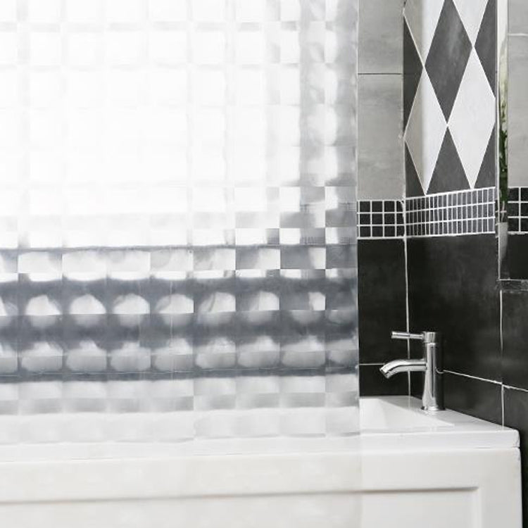 Bathroom EVA Shower Curtain 3D Translucent Thick Waterproof Mildew Sanitary Partition Curtain Shower Curtain, Size:1.8x1.8m