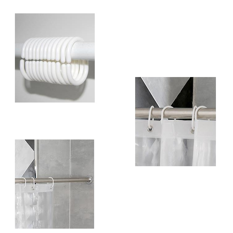 Bathroom EVA Shower Curtain 3D Translucent Thick Waterproof Mildew Sanitary Partition Curtain Shower Curtain, Size:1.8x1.8m