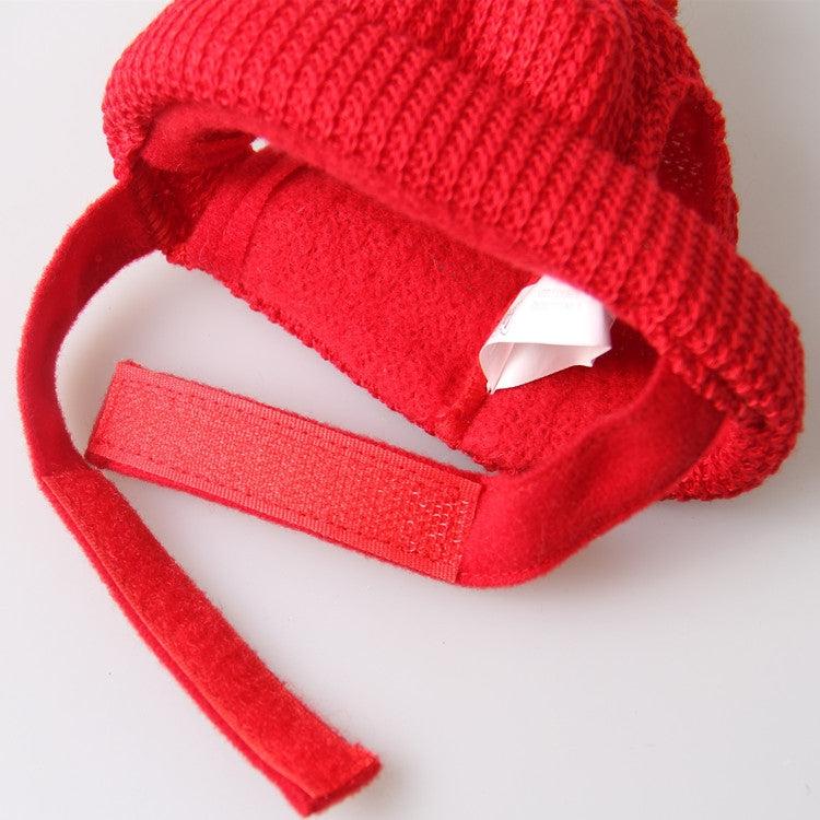 2 PCS Pet Supplies Puppy Christmas Hat Holiday Woolen Hat